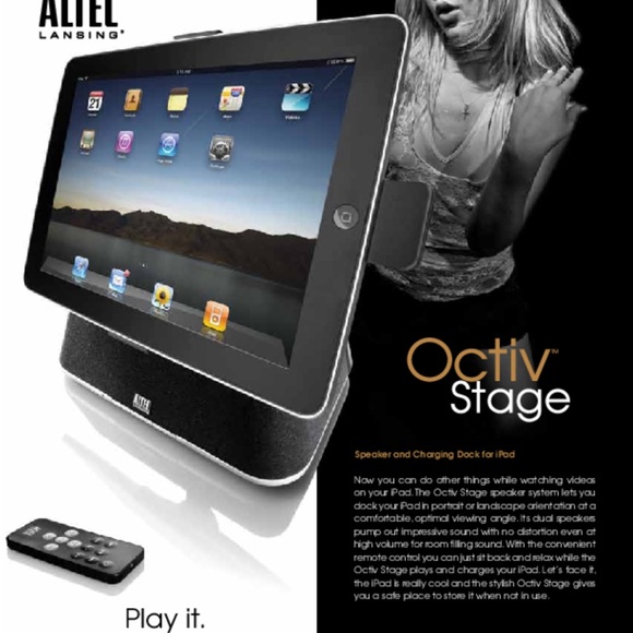 NIB Lansing Octiv Stage MP450 30-Pin iPad/iPhone/iPod Speaker Dock - Picture 4 of 7
